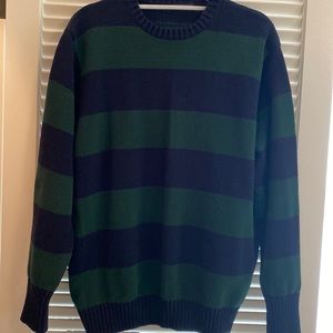 Oversize striped sweater